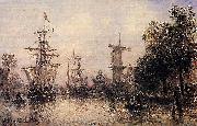 Johan Barthold Jongkind The Port of Rotterdam china oil painting reproduction